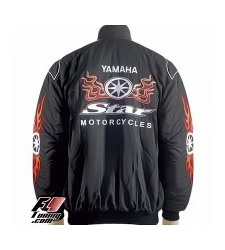 Blouson Yamaha Team Star Motorcycles couleur noir