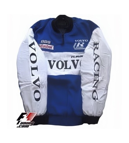 Blouson Volvo R-Sport Team Sport Automobile couleur bleu et blanc