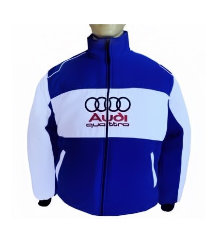 Blouson Audi Quattro Team Sport Automobile couleur bleu