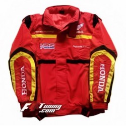 Blouson Honda Racing Team moto couleur rouge