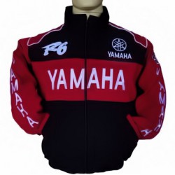 Blouson Yamaha R6 Team Moto couleur rouge et noir