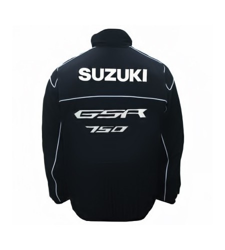 Blouson Suzuki Team GSR 750 moto couleur noir