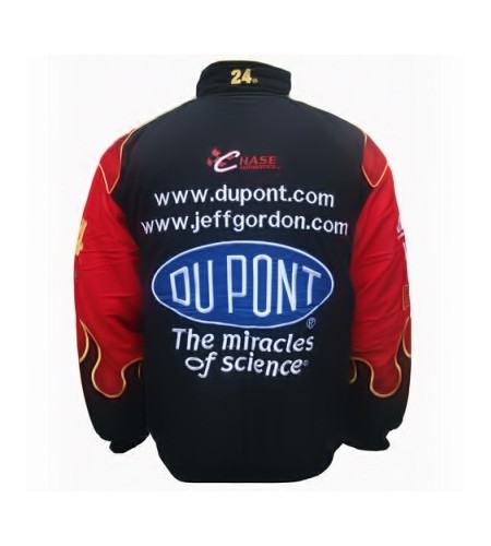 Blouson Jeff Gordon Team Dupont Nascar couleur noir