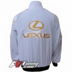 Blouson LEXUS Racing Team de couleur blanc