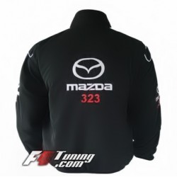 Blouson MAZDA 323 Team de couleur noir