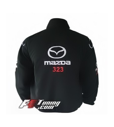 Blouson MAZDA 323 Team de couleur noir