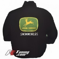 Blouson JOHN DEERE Team Tracteur de couleur noir