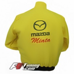 Blouson MAZDA Miata Team de couleur jaune