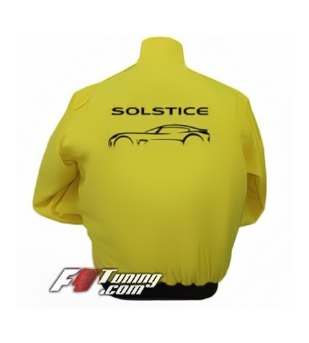 Blouson PONTIAC Solstice Team de couleur jaune
