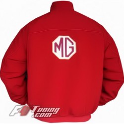 Blouson MG Racing Team de couleur rouge