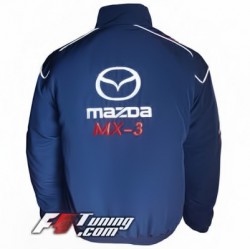 Blouson MAZDA MX-3 Team de couleur bleu