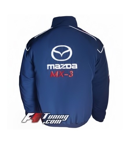 Blouson MAZDA MX-3 Team de couleur bleu