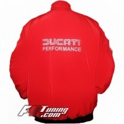 Blouson DUCATI Corse Team moto de couleur rouge