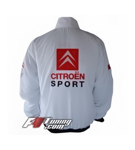 Blouson CITROEN Racing Team de couleur blanc