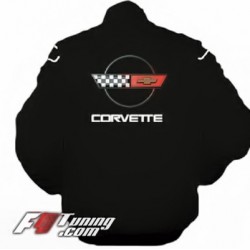 Blouson CORVETTE Racing Team de couleur noir