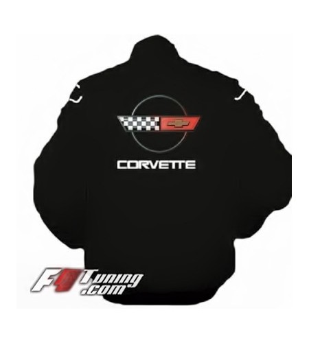 Blouson CORVETTE Racing Team de couleur noir