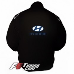 Blouson HYUNDAI Racing Team de couleur noir