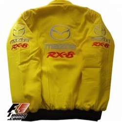 Blouson Mazda RX8 Team Sport Automobile couleur jaune