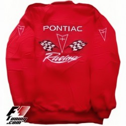 Blouson Pontiac Racing Team Sport Automobile couleur rouge