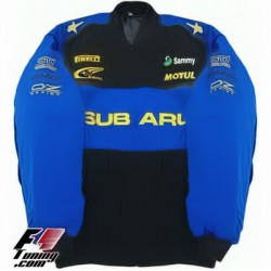 Blouson Subaru Team WRC couleur noir et bleu