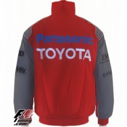 Blouson Toyota Team WEC couleur rouge et gris
