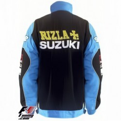 Blouson Rizla Suzuki Team GSX 1300 R Hayabusa  Moto GP couleur noir