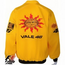 Blouson Yamaha Team Valentino Rossi Moto GP couleur jaune