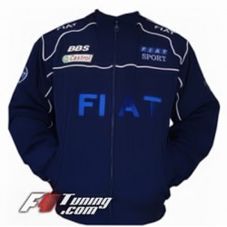 Blouson FIAT Racing Team de couleur bleu