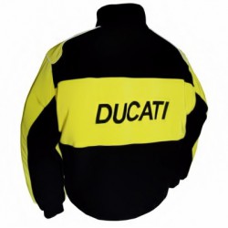 Blouson Ducati Team Moto couleur jaune et noir