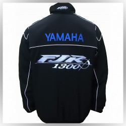 Blouson Yamaha Team 1300 FJR moto couleur noir