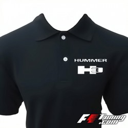 Polo HUMMER H3 de couleur noir