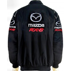 Blouson Mazda Team RX-8 sport mécanique couleur noir