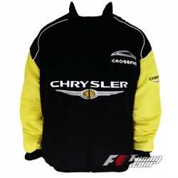 Blouson Chrysler Team Crossfire STR6 sport automobile couleur noir et jaune