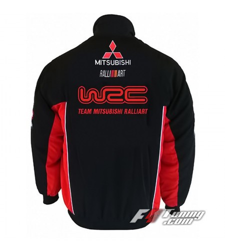 Blouson Mitsubishi Team WRC couleur noir et rouge