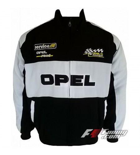 Blouson Opel Racing couleur noir et gris
