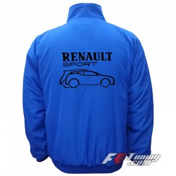 Blouson Renault Team sport mécanique couleur bleu