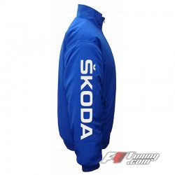 Blouson Skoda Team Sport Automobile couleur bleu