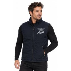 BLOUSON AUSTIN SANS MANCHES DE COULEUR NOIR