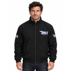 BLOUSON BSA MOTORCYCLES MOTO COULEUR NOIR