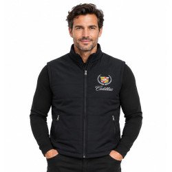 BLOUSON CADILLAC SANS MANCHES DE COULEUR NOIR