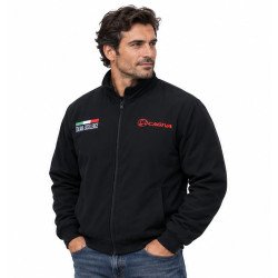 BLOUSON CAGIVA ITALIE MOTO COULEUR NOIR