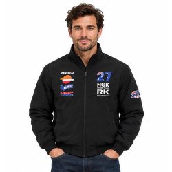 BLOUSON CASEY STONER REPSOL HONDA HRC MOTO GP COULEUR NOIR