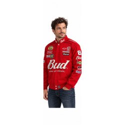 BLOUSON DALE EARNHARDT BUD NASCAR COULEUR ROUGE