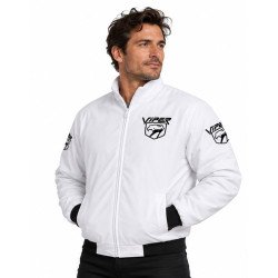 BLOUSON DODGE VIPER DE COULEUR BLANC