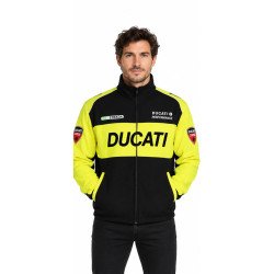 BLOUSON DUCATI MOTO COULEUR JAUNE ET NOIR