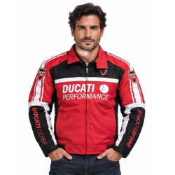 BLOUSON DUCATI MOTO GP COULEUR ROUGE ET NOIR