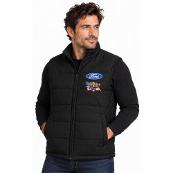 BLOUSON FORD SANS MANCHES DE COULEUR NOIR