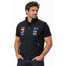 BLOUSON HONDA CASEY STONE SANS MANCHES DE COULEUR NOIR