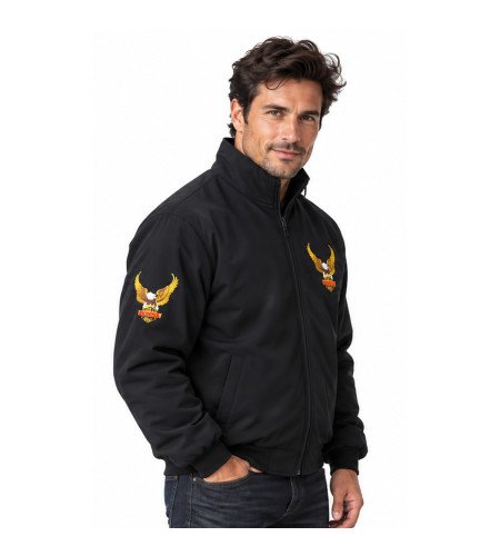 JACKET HONDA GOLD WING MOTORCYCLE COLOR BLACK