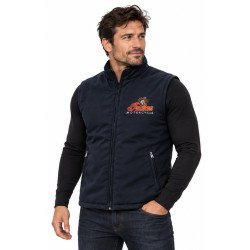 BLOUSON INDIAN MOTORCYCLES SANS MANCHES DE COULEUR NOIR